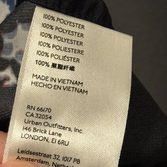 Free People blouse Sz S Long Sleeve Floral Blouse With Knot Front Design & V-Nec - Picture 4 of 12